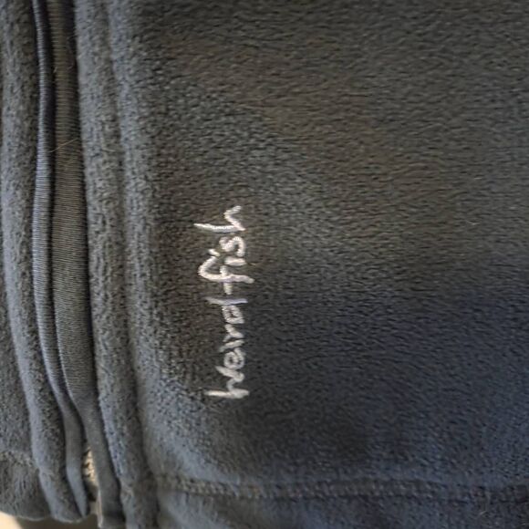 Weird Fish Blue and Purple Women's Full Zip Fleece Size 12 - Picture 3 of 8